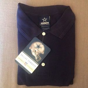 New with tag. Men’s NFL Polo Shirt. Dallas Cowboys. Blue. Authentic NFL Apparel.
